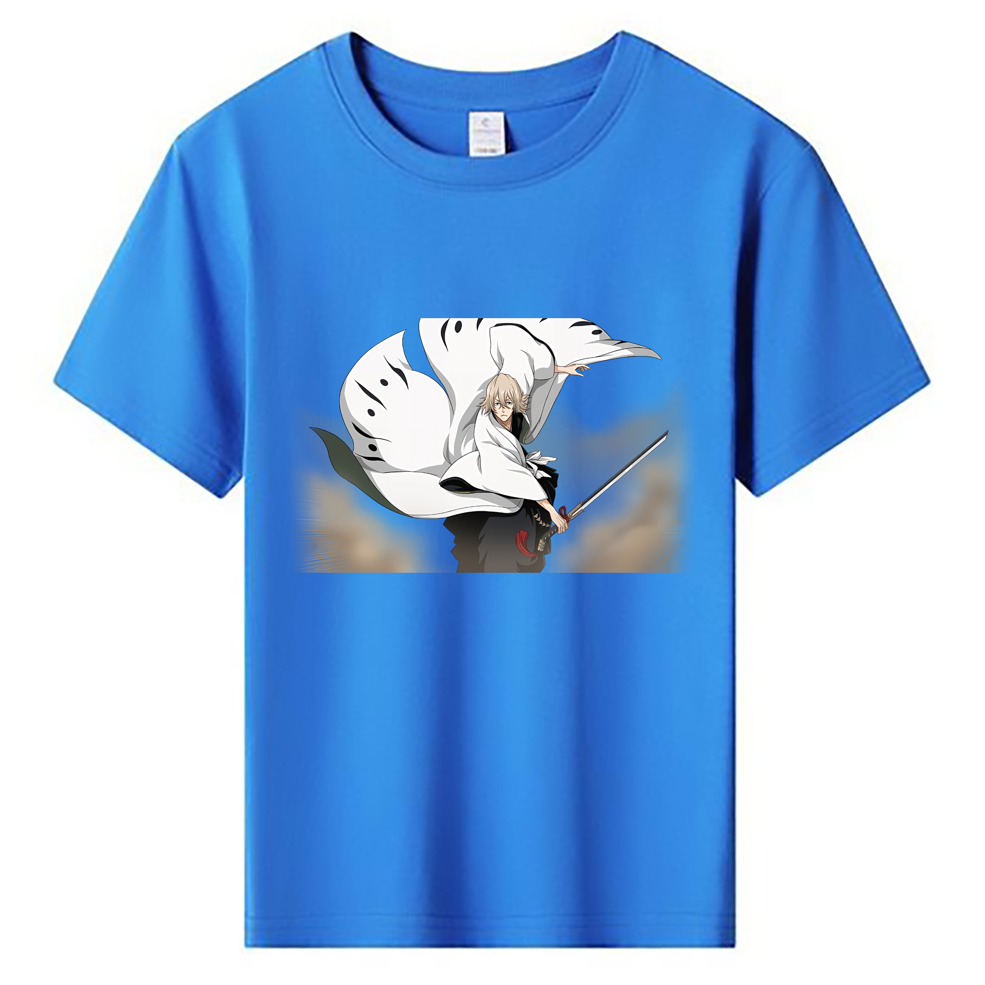（画像用） "ブリーチ 浦原 喜助（うらはら きすけ） BLEACH Urahara Kisuke " 綿100％キッズTシャツ（フロントプリント）
